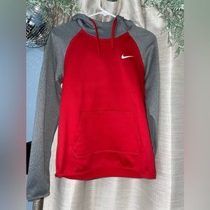 Nike red hoodie